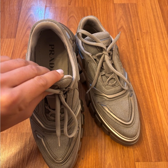 PRADA Cloudbust Thunder Sneakers – Metallic Grey ⚡️ - Picture 7 of 13